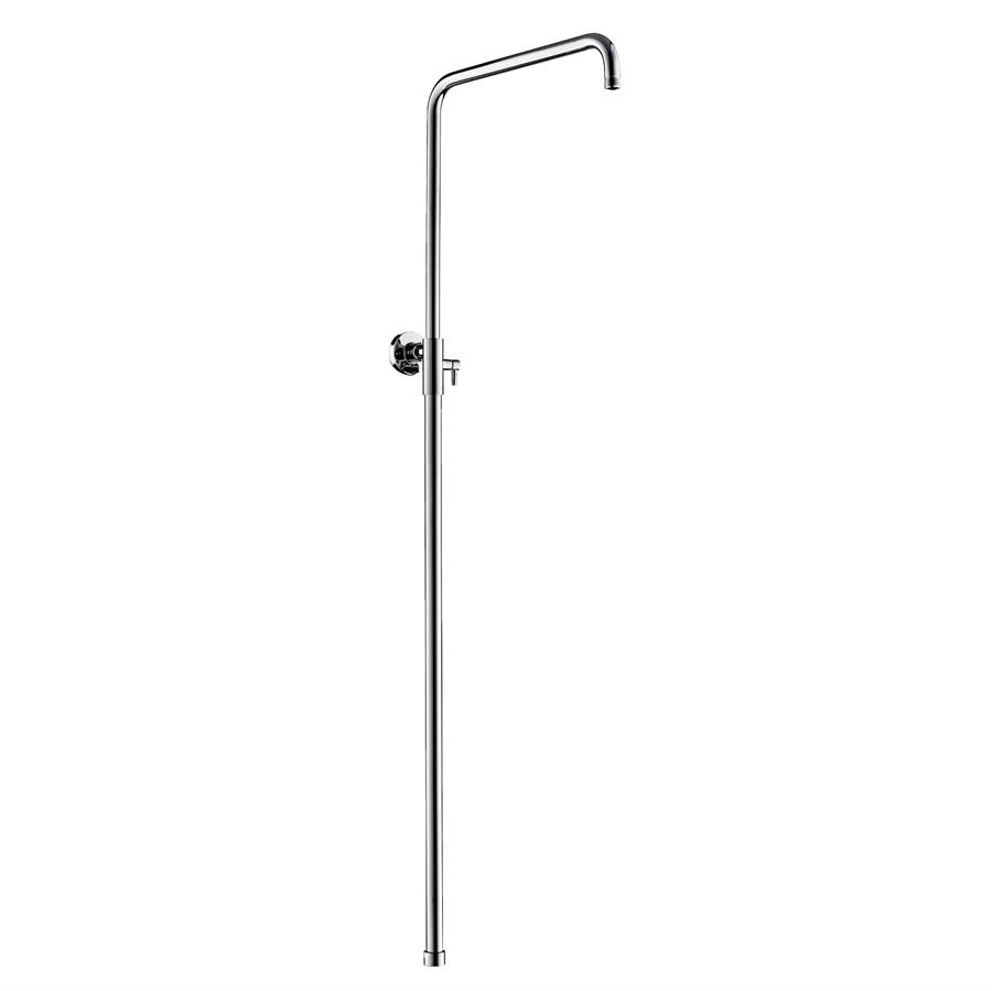 Lajur pancuran mandian SR161 SUS dengan ketinggian boleh laras, rel pancuran mandian, tiang dinding pancuran mandian;