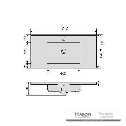 YS27300-100 Besen kabinet seramik, besen solek, sinki tandas;