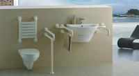 S39430W Palang cengkaman bilik mandi, palang pegang boleh lipat, pegangan tangan keselamatan, palang pegang tidak licin;