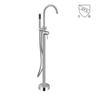 Y0118 UPC, paip tab mandi berdiri bebas yang disahkan CUPC, paip tab pemasangan lantai;
