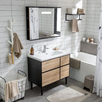 Perabot bilik mandi YS54115-M2, kabinet cermin, meja solek bilik mandi
