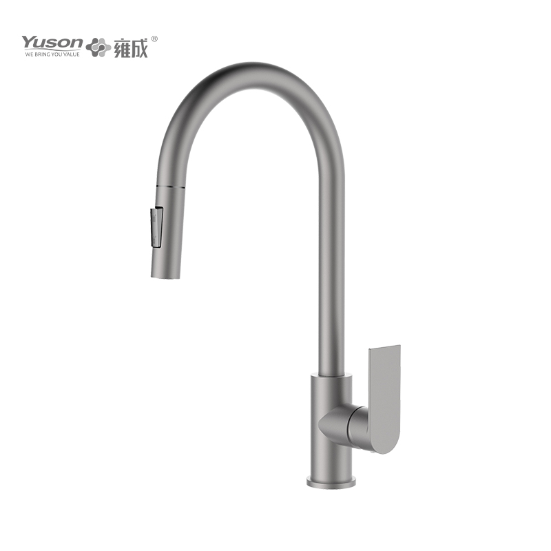 3163-50 SS 316 Faucet Tuil tunggal Pengadun sink dapur yang dipasang di dek