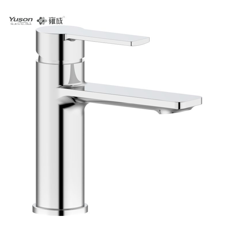 3378-30 Faucet Loyang satu tuil yang dipasang di dek air panas&sejuk paip besen